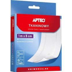 APTEO CARE Plaster tkaninowy z opatrunkiem 1m x 8cm