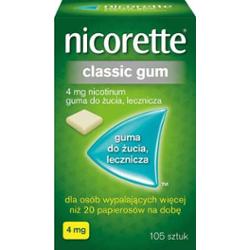 NICORETTE Classic 4mg x 105 gum