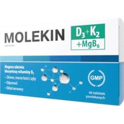 Molekin D3 + K2 + MgB6 x 60 tabletek