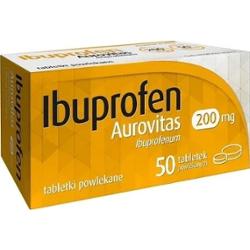 Ibuprofen Aurovitas 200mg x 50 tabletek