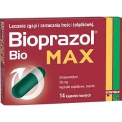 BIOPRAZOL BIO MAX 20mg x 14 kapsułek
