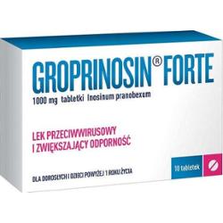 Groprinosin Forte 1g x 10 tabletek