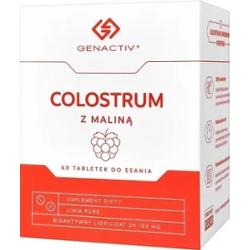 Colostrum z Maliną x 60 tabletek do ssania