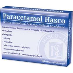 Paracetamol Hasco 0,5mg x 30 tabletek