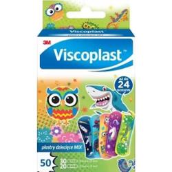 Viscoplast zestaw plastrów dziecięcych Mix 2 rozmiary x 50 sztuk