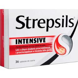 Strepsils Intensive x 36 pastylek do ssania