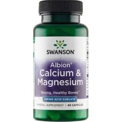 SWANSON Albion Calcium & Magnesium x 60 kapsułek