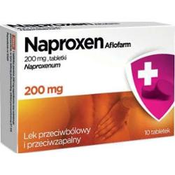 NAPROXEN AFLOFARM 200mg x 10 tabletek