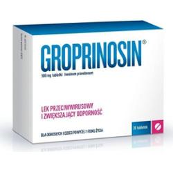 GROPRINOSIN 0,5g x 20 tabletek