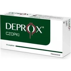 Deprox x 10 czopków doodbytniczych