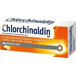 CHLORCHINALDIN x 40 tabletek do ssania