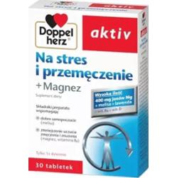 Doppelherz Aktiv Na stres i przemęczenie + Magnez x 30 tabletek