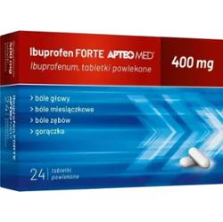 Ibuprofen Forte Apteo Med 400mg x 24 tabletki