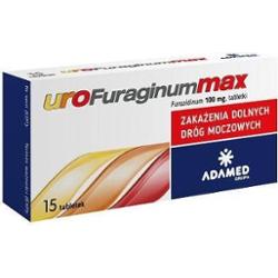UROFURAGINUM Max 0,1g x 15 tabletek