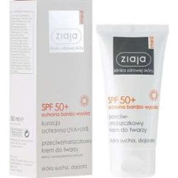 ZIAJA MED Przeciwzmarszczkowy krem SPF50 cera sucha i dojrzała 50ml