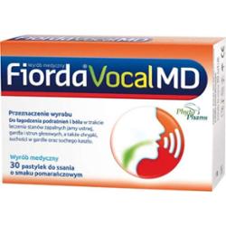 Fiorda Vocal MD x 30 pastylek do ssania