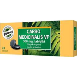 Carbo medicinalis VP 300mg x 20 tabletek