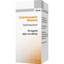 Clotrimazolum 1% płyn na skórę 15ml