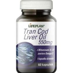 Tran Cod Liver Oil 550mg x 60 kapsułek