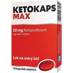 Ketokaps Max 0,05g x 10 kapsułek
