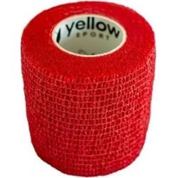 Bandaż kohezyjny 5m x 4,5cm czerwony x 1 sztuka