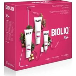 BIOLIQ Zestaw 35+ Krem na dzień do cery mieszanej 50ml + krem intensywnie odbuduwujący na noc 50ml + krem pod oczy 15ml