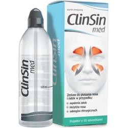 ClinSin med zestaw do płukania nosa i zatok irygator + 16 saszetek