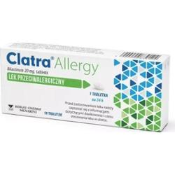 Clatra Allergy 20mg x 10 tabletek