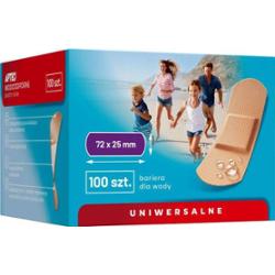 Apteo Care Plastry wodoodporne duże 72mm x 25mm x 100 sztuk