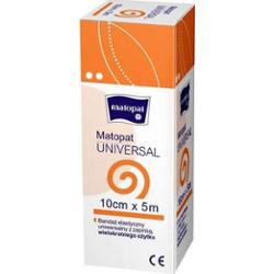 Matopat Universal Bandaż elastyczny 5m x 10cm z zapinką x 1 sztuka