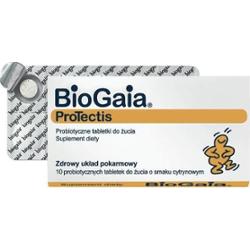 BIOGAIA Probiotyczne tabletki do żucia x 10 sztuk