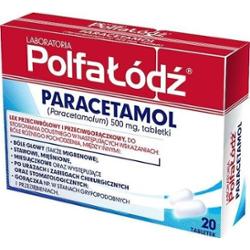 PARACETAMOL 500mg x 20 tabletek