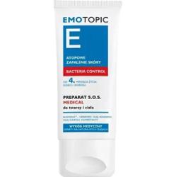Emotopic Bacteria Control Preparat S.O.S. Medical do twarzy i ciała 30ml - krótka data