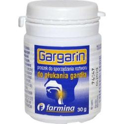 Gargarin proszek do przygotowania płynu do płukania gardła 30 g