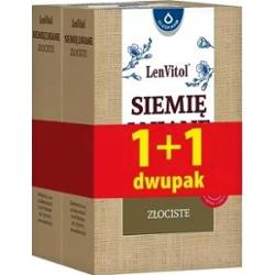 LenVitol Siemię Lniane złociste 2 sztuki x 250g