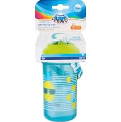 CANPOL Bidon ze składaną rurką silikonową żółty So cool! 400ml 4/102_yel