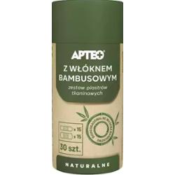 Apteo Zestaw plastrów tkaninowych z włóknem bambusowym x 30 sztuk