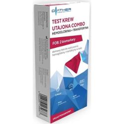Test Krew Utajona Combo Hemoglobina+Transferyna x 1 sztuka