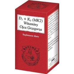 D3+K2 (MK7) Witaminy Ojca Grzegorza x 30 kapsułek