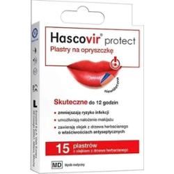 Hascovir Protect Plastry na opryszczkę x 15 sztuk