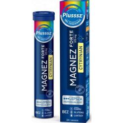 Plusssz Magnez Forte Cytrynian x 24 tabletki musujące
