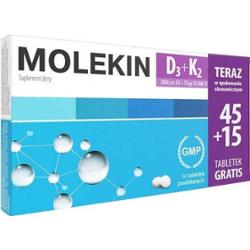 Molekin D3 + K2 x 45 tabletek