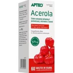 Apteo Acerola x 60 tabletek do ssania
