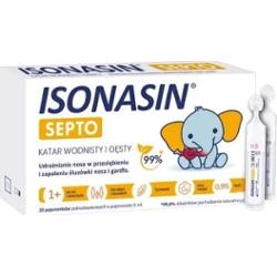 ISONASIN SEPTO krople do nosa 5ml x 20 ampułek