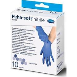 Rękawice Peha-Soft Nitrile Fino bezpudrowe rozmiar L x 10 sztuk