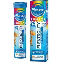 Plusssz Junior Elektrolity Complex x 20 tabletek musujących