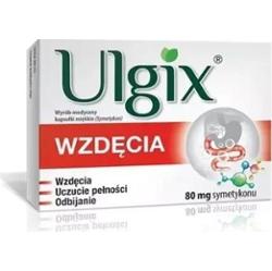 ULGIX Wzdęcia 80mg x 25 kapsułek