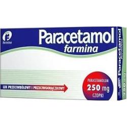 Paracetamol Farmina 250mg x 10 czopków