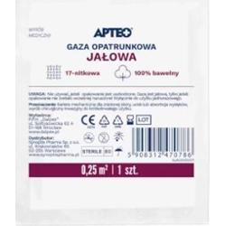 GAZA opatrunkowa jałowa 17nitek 1/4m x 1 sztuka