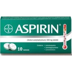 Aspirin 500mg x 10 tabletek